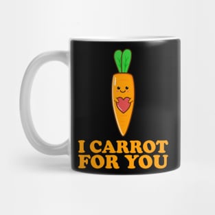 I Carrot For You cute Kawaii Carrot Pun Mug